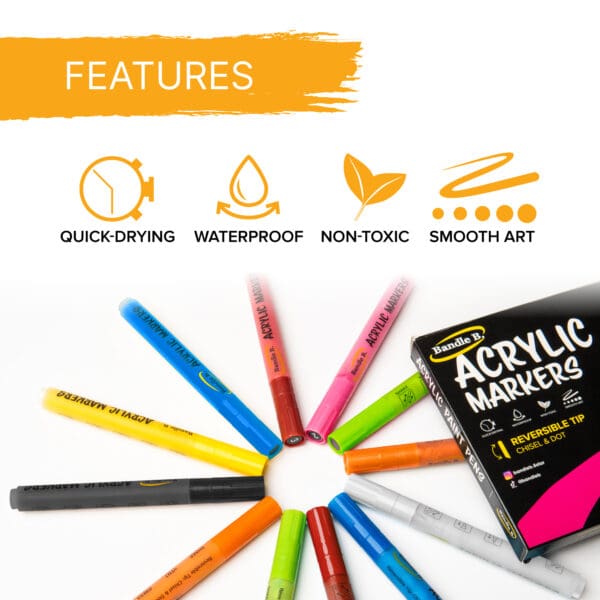 Features of Acrylic Markers